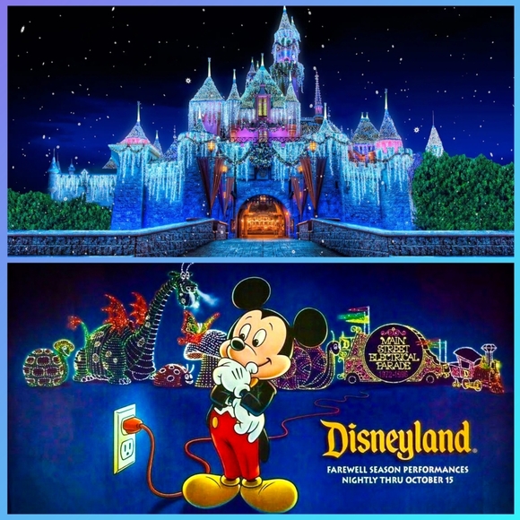 Vintage 90s 1996 DLR Disneyland Farewell to Main Street Electrical Parade Poster - Picture 15 of 16